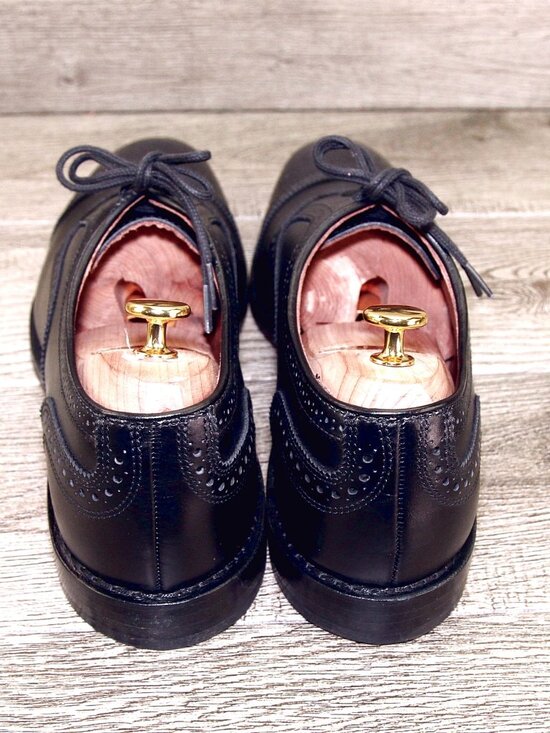 * NIB * $425 Allen Edmonds STRAND 13 B Narrow Black * add $15 new Trees main image 5